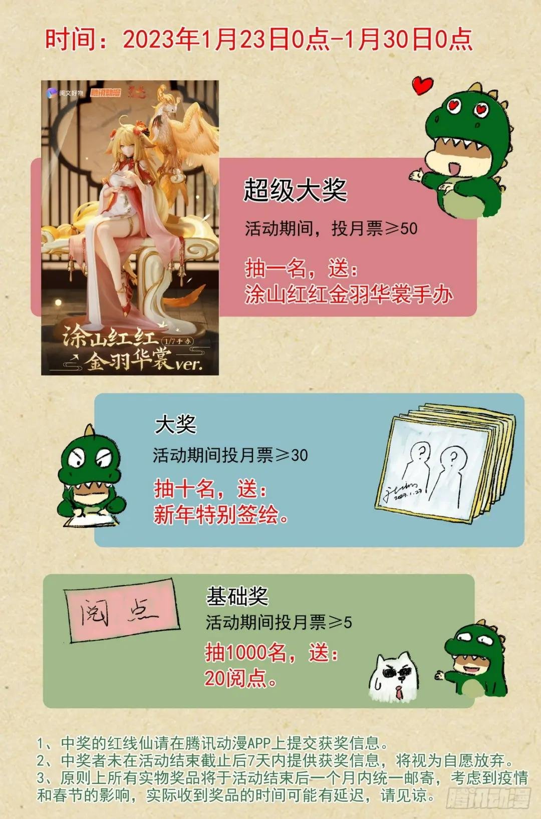 新年快乐！春节休刊，抽奖~