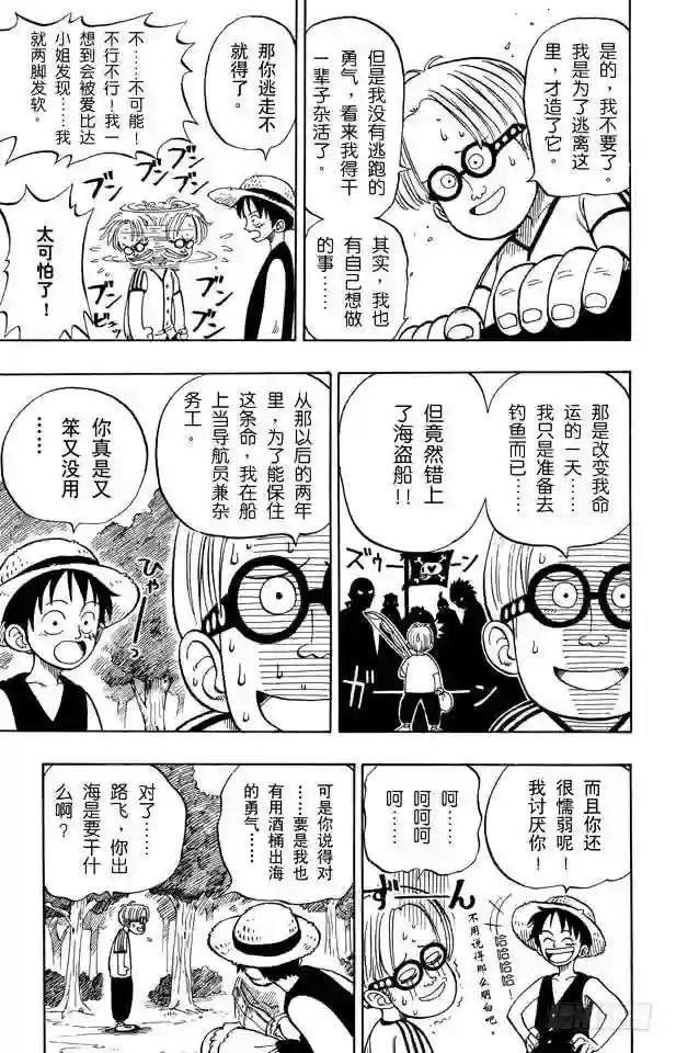 第2话 戴草帽的路飞